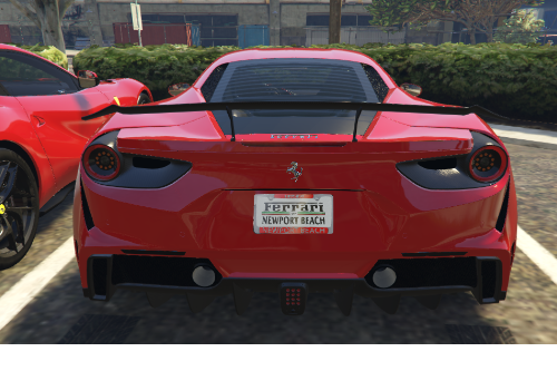 [License Plate] Ferrari Newport Beach