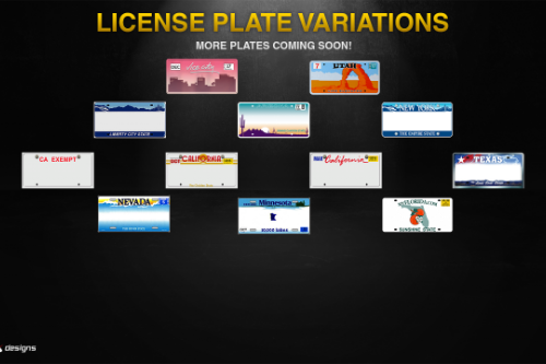 License Plate Variations