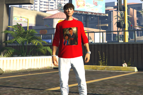Life Is Strange Retextured Tshirts for MP Male [SP / FiveM]