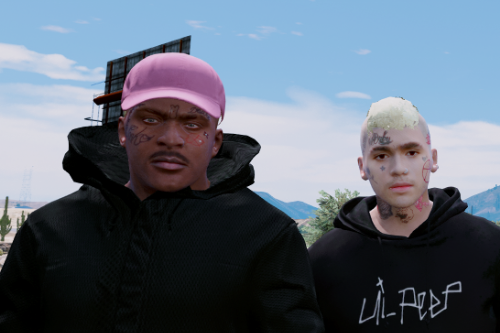 Lil Tracy face tattoos for Franklin