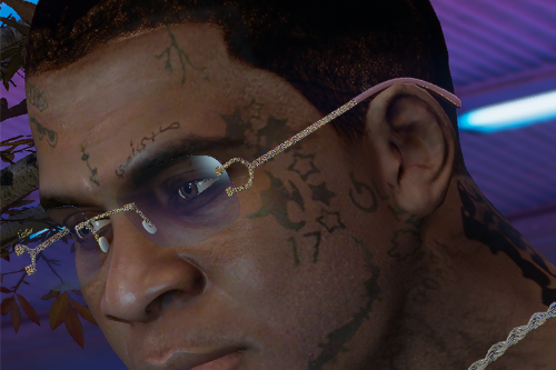 Lil Wayne face & body tattoos for Franklin