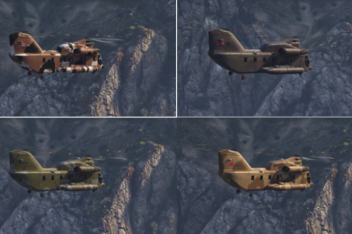 Liveries for In-Game Cargobob9s)