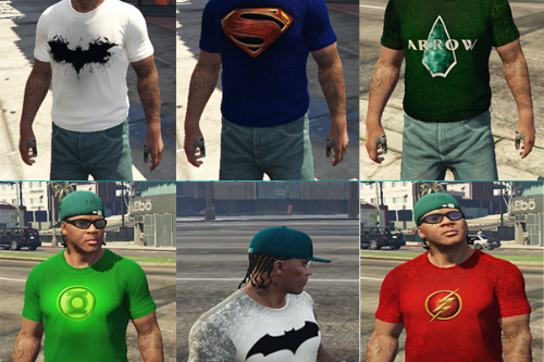 DC Superhero Logo Shirts for Franklin