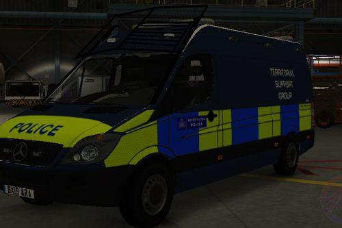 London / Metropolitan Police - Territorial Support Group - British - TSG - 2019 Mercedes Sprinter Van