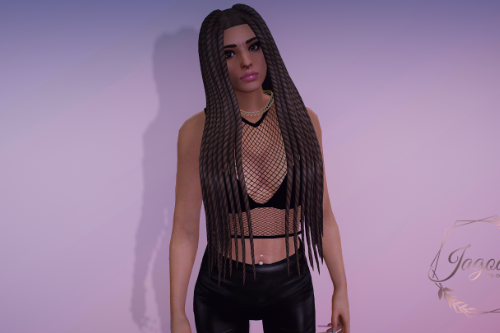 Long braids hairstyle for MP Female