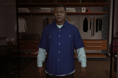 Updated Franklin's Shirt Textures [Replace] 