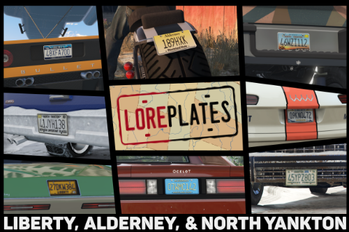 LorePlates - Add-on Plates for Liberty, Alderney, and North Yankton