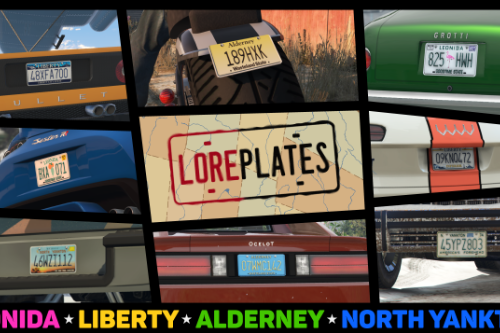 LorePlates - Add-on Plates for Leonida, Liberty, Alderney, and North Yankton