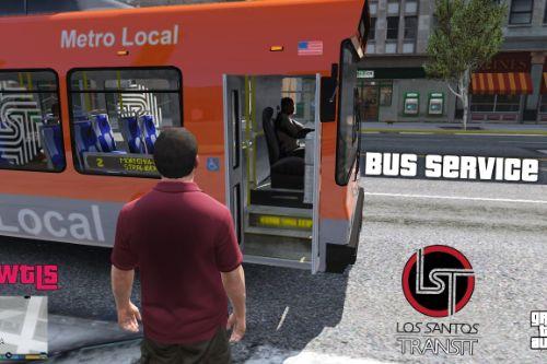 Los Santos Bus Service (ride as passenger)