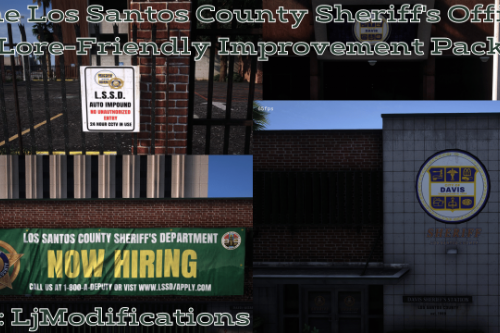 Los Santos County Sheriff's Department Improvements for Davis [FiveM Ready][Lore-Friendly]