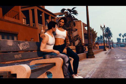 Lovers couple pose pack