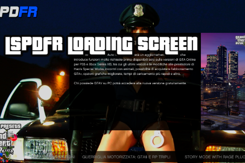 LSPDFR Loading Screen 2025