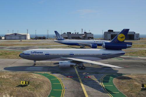 Lufthansa Livery Pack (A220, A340, A350, 747, 767 and DC-10)