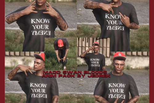 Madd Swan Bloods Pose Pack