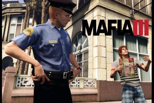 Mafia 3 Police officer  New Orleans 1970s