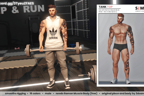 Male Tank Top (Muscle Body)