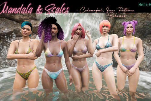 Mandala & Scales - bikini for MP female