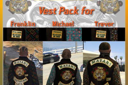 MAYANS MC Vest Pack (for Franklin, Michael, Trevor)