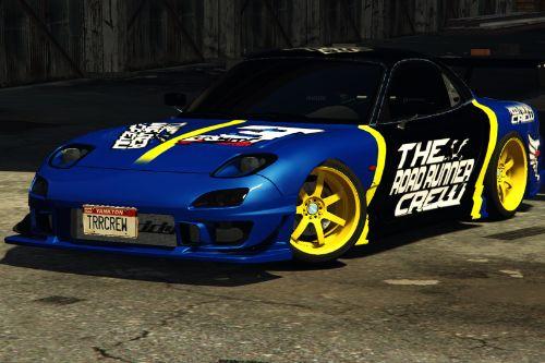 Mazda Rx7 The Road Runner Crew (Livery)