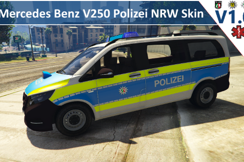 MB V250 Polizei NRW Skin V1