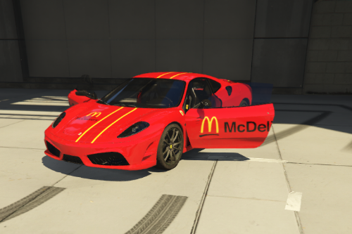 McDonald's Ferrari Delivery Car [Paintjob]