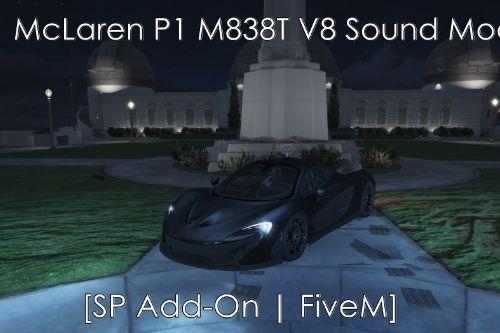 McLaren P1 M838T V8 Sound Mod [SP Add-On | FiveM]