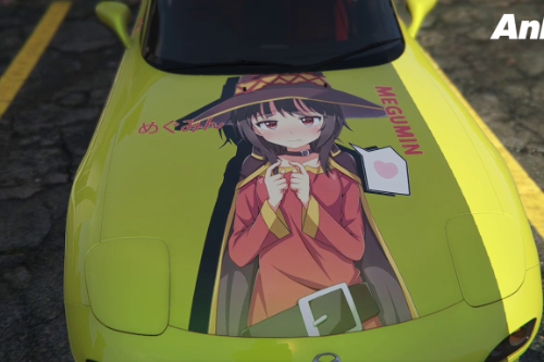 Megumin Livery for RX-7 (F3DS)