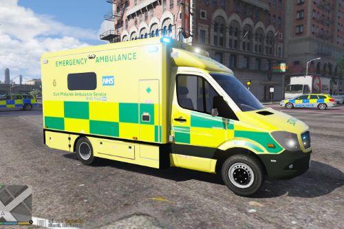 Mercedes East Mids Ambulance - Lincolnshire Version 