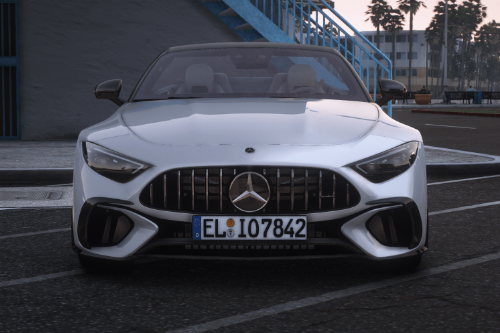 Mercedes SL63 AMG [Animated Roof / Automatic Spoiler / Add-On / Tuning / LODS / FiveM / Replace]