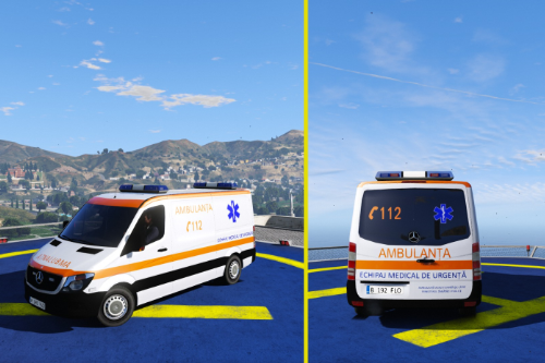 Mercedes Sprinter Romanian Ambulance