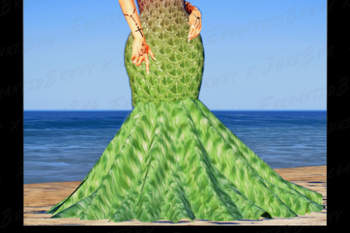 Mermaid Dress For MP Female