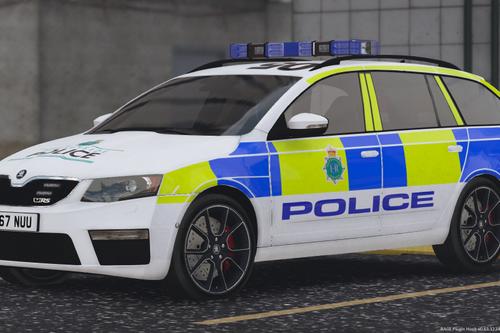 Merseyside Police Skoda Octavia VRS B8533a 1