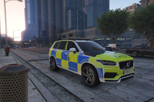 Merseyside Police Volvo XC90 TAC Team Car
