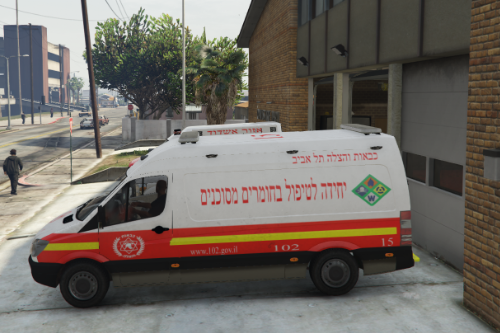 Met Sprinter | יחידה לחומרים מסוכנים כיבוי אש - Truck fire department israel