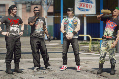 Metal/punk Shirt Pack for MP Male
