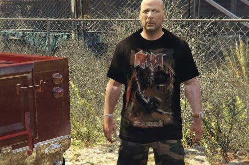 Metal T-Shirts for Bruce Willis mod