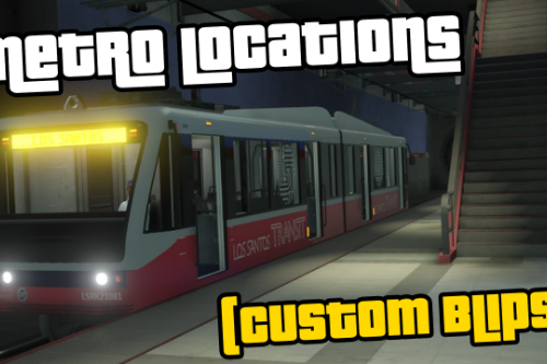 Metro Station Locations - Custom Blips Pack