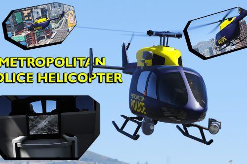 Metropolitan Police UK Helicopter [4K]