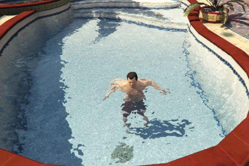 Michael's very clean pool water