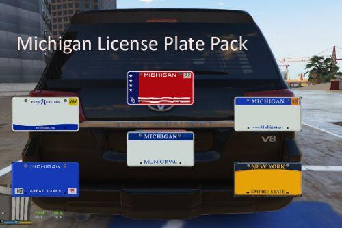 Michigan License Plate Pack