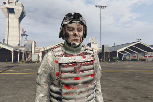 Military Zombie (replace/addon)