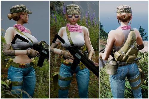 Military Girl [Add-on / Replace]