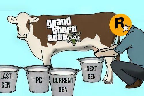 Milking Grand Theft Auto V