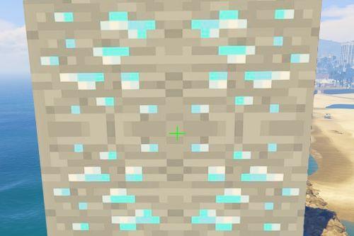 Minecraft Diamond Wall Block