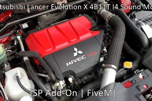 Mitsubishi Lancer Evolution 4B11T I4 Engine Sound Mod [SP Add-On | FiveM]