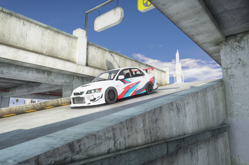 Mitsubishi Lancer Evolution IX MR Streetrace livery