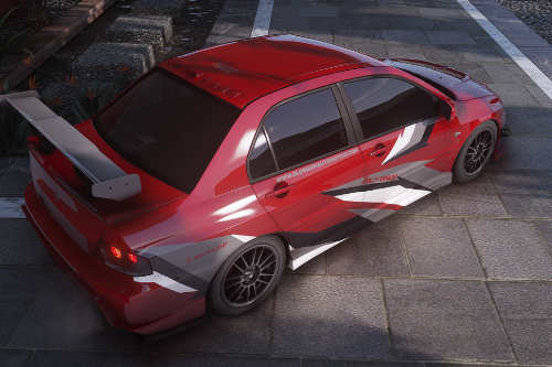 Mitsubishi Lancer Evolution IX MR Streetrace livery