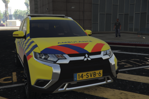 Mitsubishi Outlander Rapid Responder Ambulance [Dutch] [Skin] 