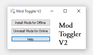 Mod Toggler [To quickly disable and enable mods]
