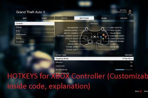 Modded Hotkeys for Xbox Controller (Customizable) + Useful Scripts [LUA]